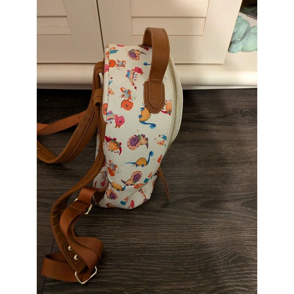 BOXLUNCH Collectable: Dinosaur Food Mini Backpack w/Matching Wallet Accessory